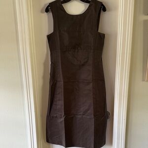 Prada Chocolate Brown Midi Dress
